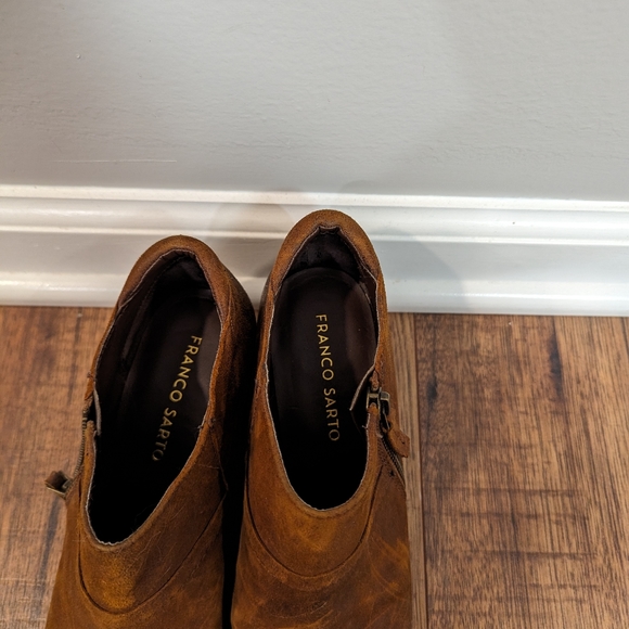Franco Sarto cognac booties - Picture 3 of 4